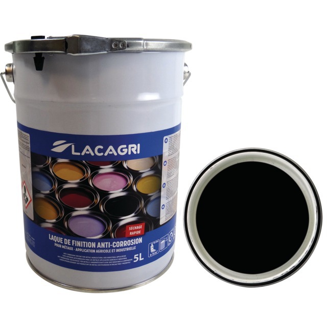 Peinture de Finition Noir MAT POT de 5L Lacagri référence fournisseur 1676637